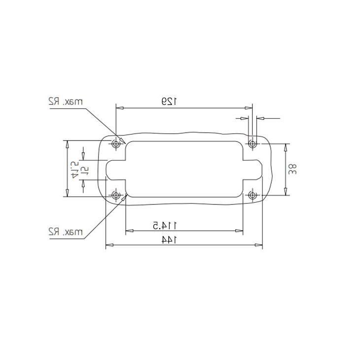 气/电快换模组、适配6个标准模块、H24B-M6-F、09140241001